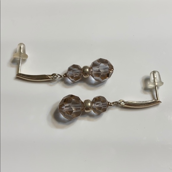 Swarovski crystals earrings with Sterling silver - Picture 3 of 5